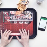 KFC Tray Typer – Because You Can’t Eat Lunch Without Updating Pinterest